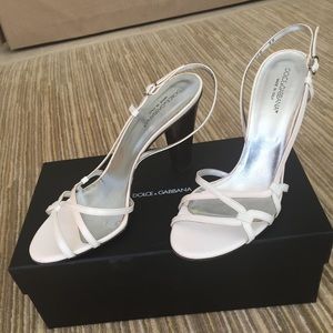 FINAL SALE 🏷️ Dolce & Gabbana Patent Leather Strappy Heels Sz. 9